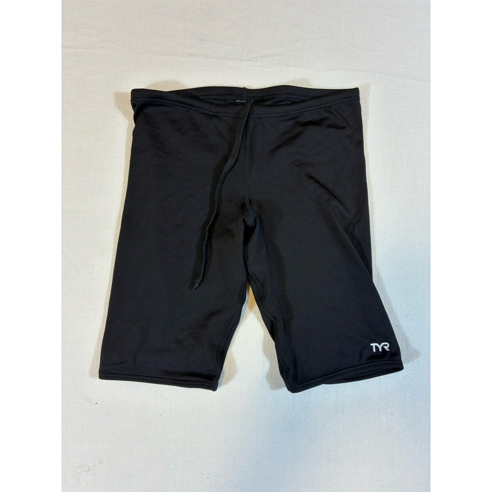 TYR Men's XS Jammers Swim Shorts Black Compression Performance Swimsuit